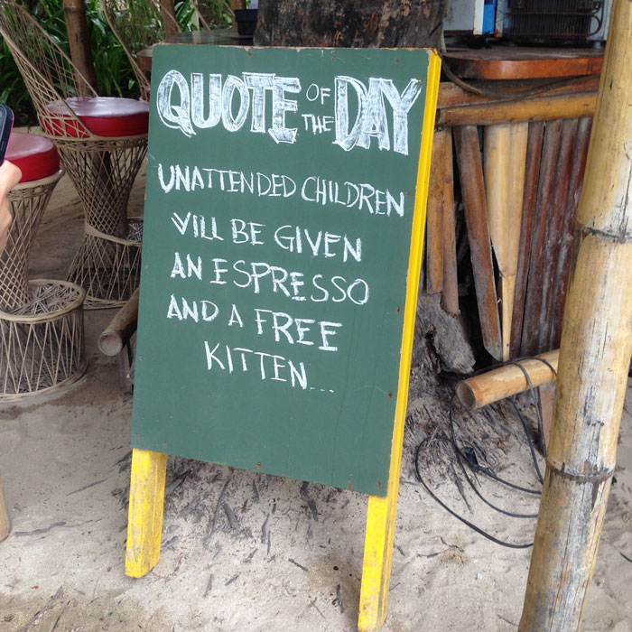 100 Of The Funniest Bar & Cafe Chalkboard Signs Ever ...