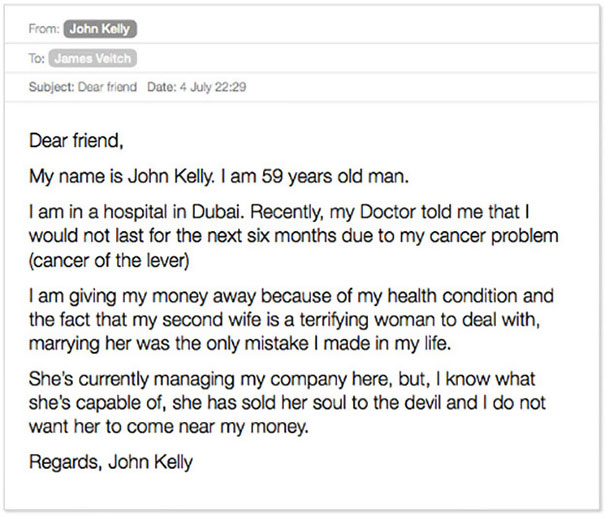 This Guy's Email Exchange With A Scammer Turned Into A Hilarious Story