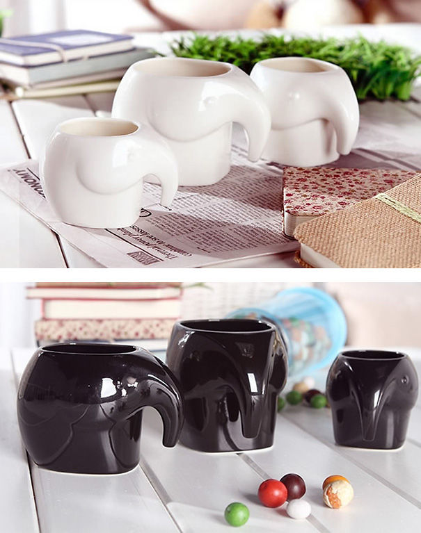 Elephant Shaped Coffee Cups