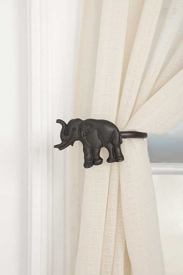 Elephant Curtain Tie-Back