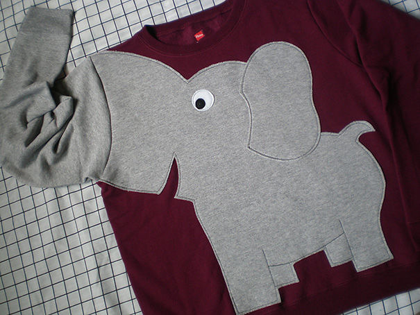 Elephant Trunk Sleeve Sweatshirt