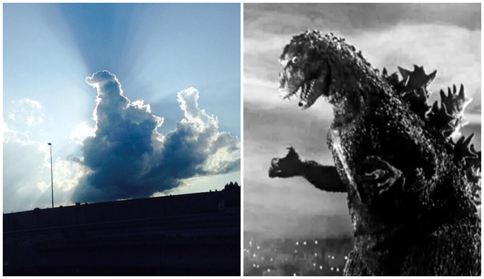 This Cloud Looks Like Godzilla