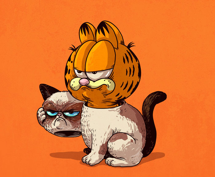 Illustrator Reveals What Lies Under The Masks Of Famous Characters