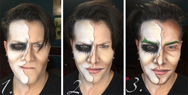 Makeup Artist Turns Himself Into Superheroes With Nothing But Makeup