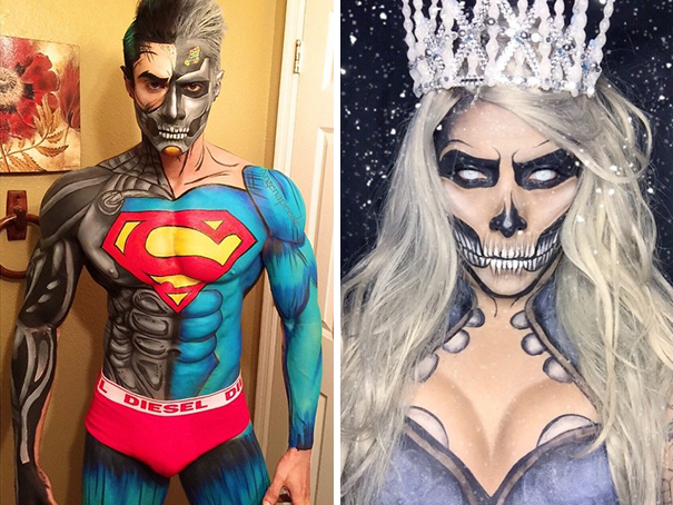 Makeup Artist Turns Himself Into Superheroes With Nothing But Makeup