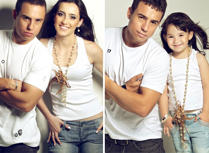 Man Recreates Photos Of His Late Wife With His 3-Year-Old Daughter 3 Years After The Accident
