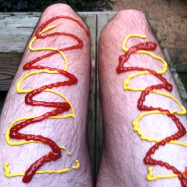 Happy #nationalhotdogday Everyone! #hotdogsorlegs #realmenmustard