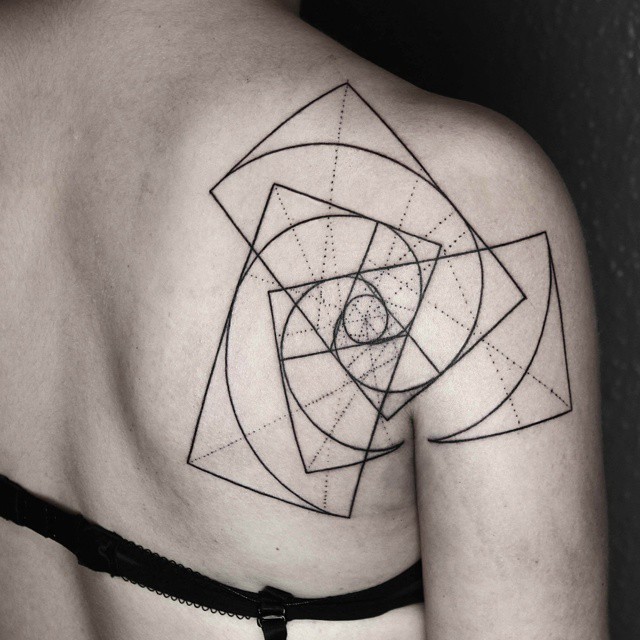 Geometric Tattoos By Turkish Artist Okan Uçkun