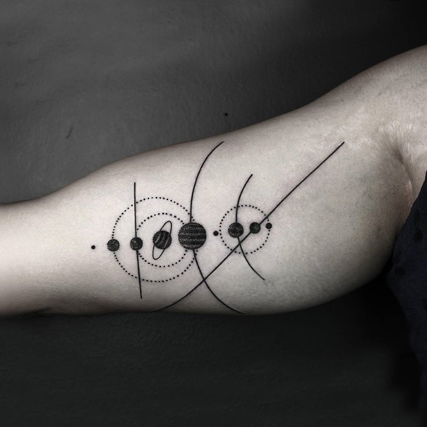 Geometric Tattoos By Turkish Artist Okan Uçkun | Bored Panda