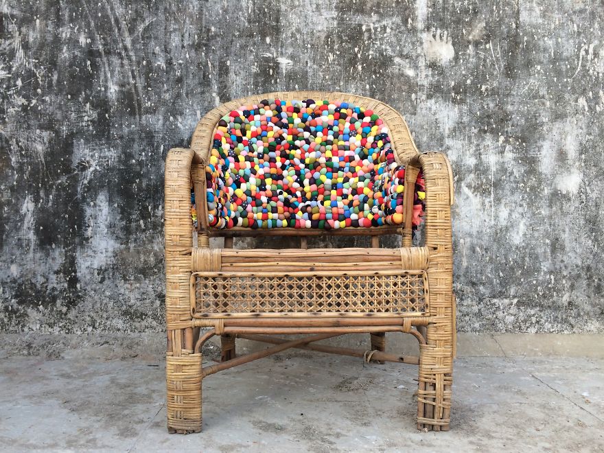 Pixel Chair: I Gave Old Chair New Life