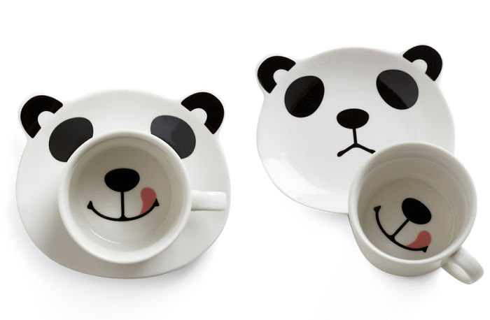 Panda Smile On Your Face Mug Set