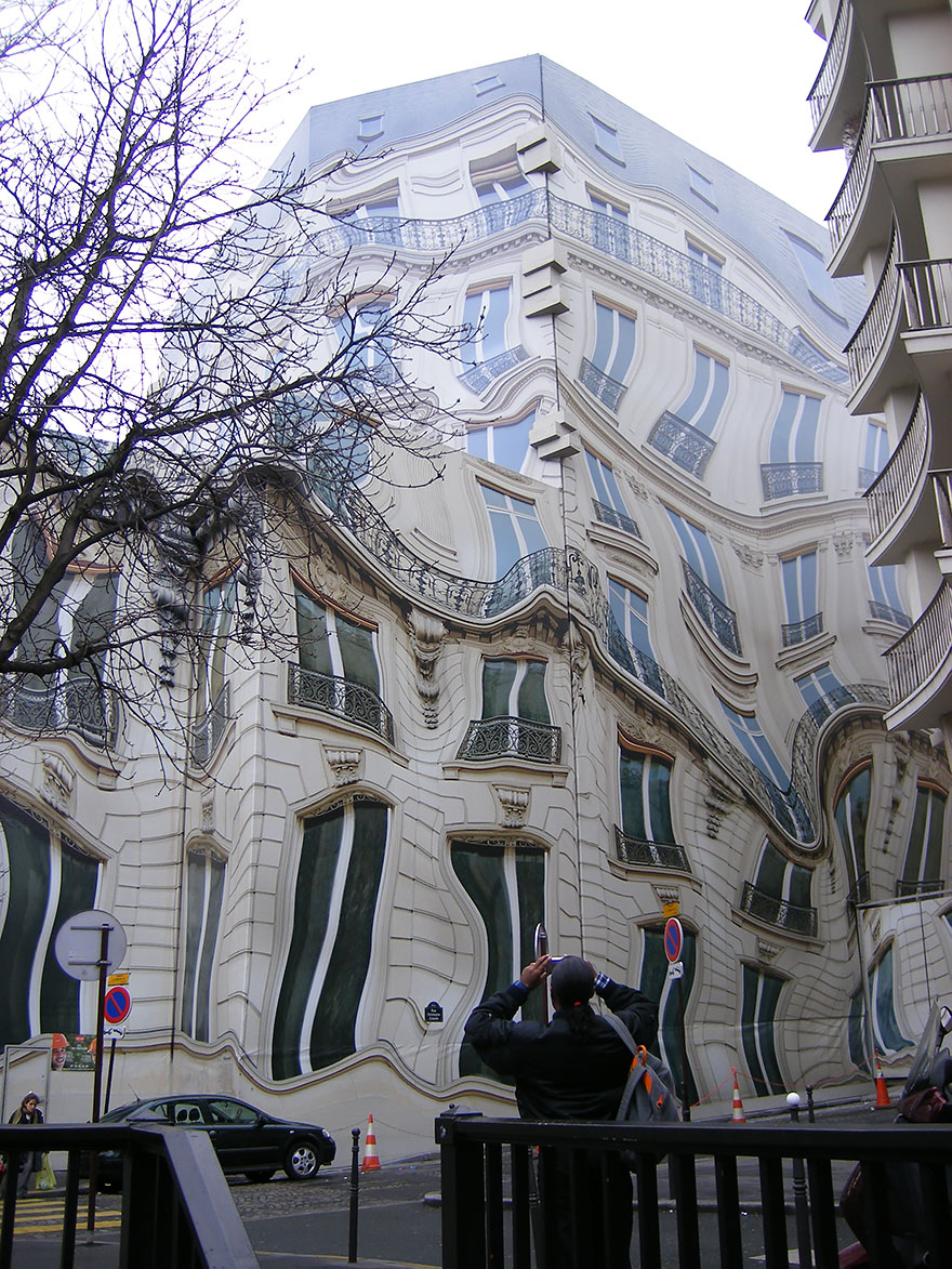 Hausmannian Building On Georges V Ave. In Paris