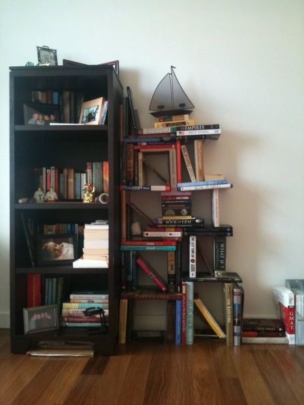 The Student Loans Ran Out - Can't Wait Another Semester For A Second Bookshelf.