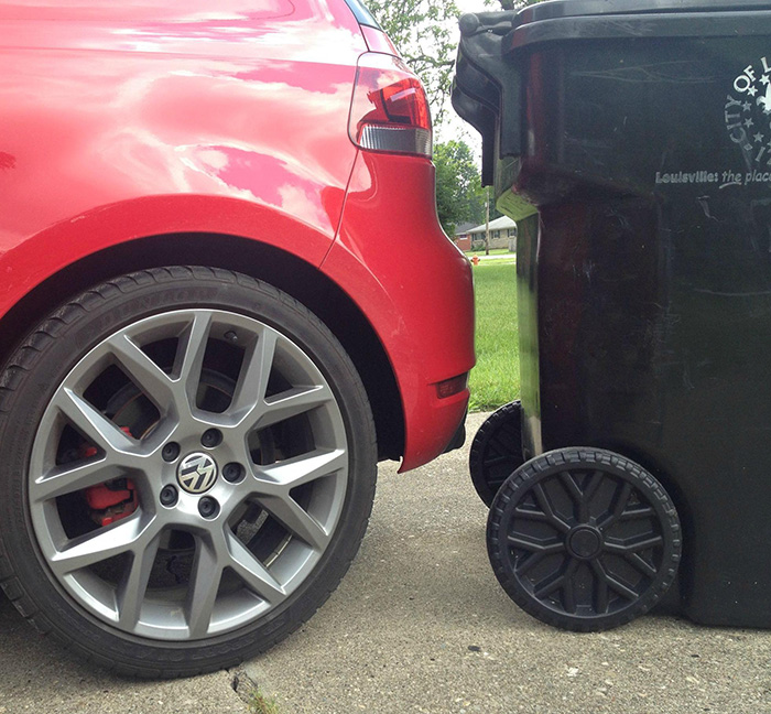 My Car And Garbage Can Have The Same Wheels