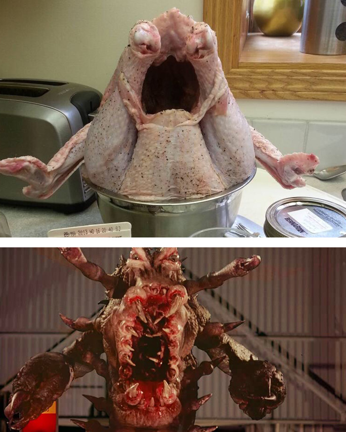 This Chicken Looks Like An Alien From Howard The Duck