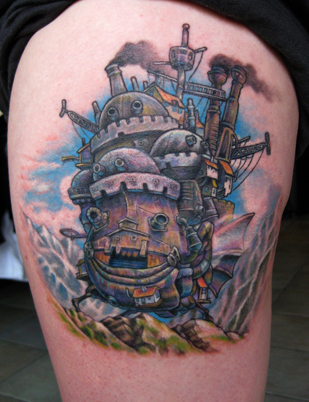 Howl's Moving Castle Tattoo