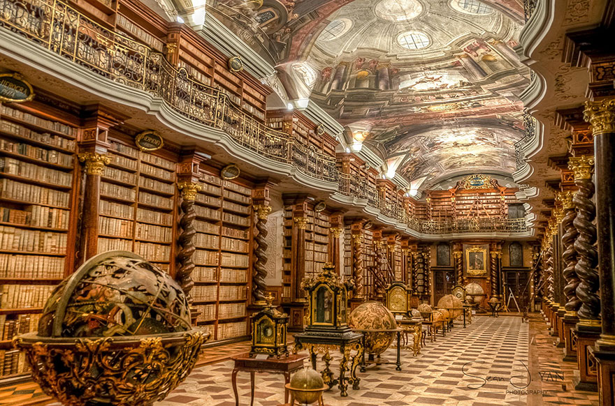The World's Most Beautiful Library Is In Prague, Czech Republic