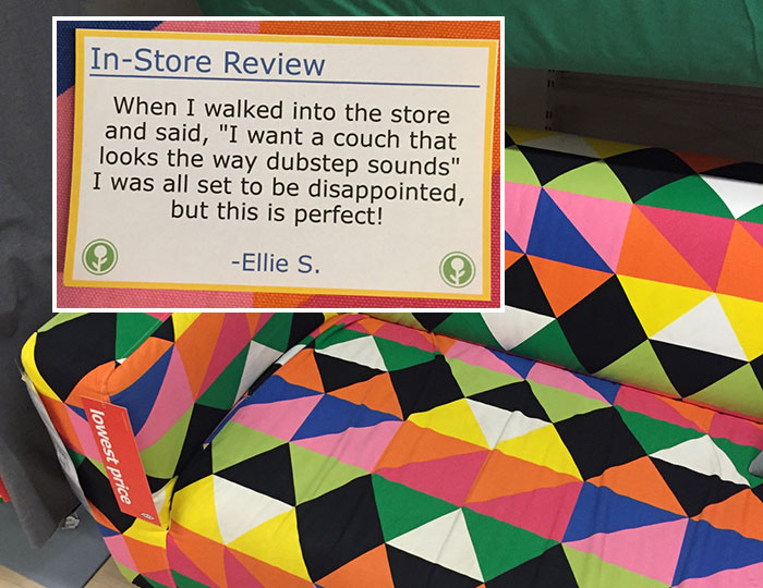 Guy Trolls IKEA By Putting Fake In-Store Reviews All Over The Place