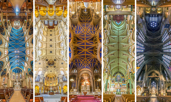 Vertical Panoramas of New York Churches by Richard Silver Inspired By Pope’s Visit