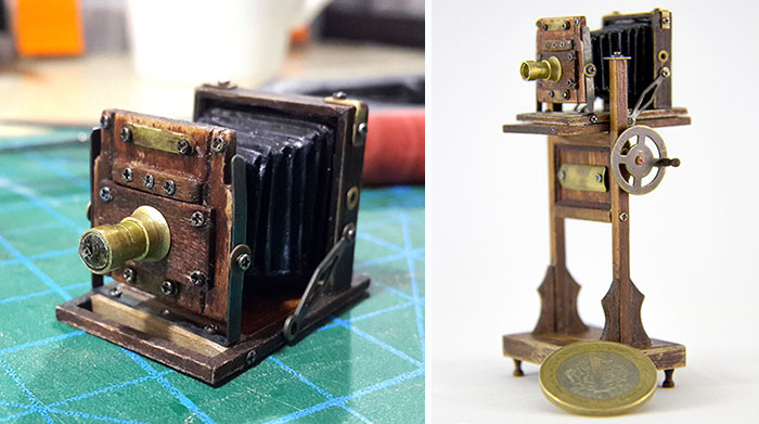 I Made A Miniature Vintage Studio Camera