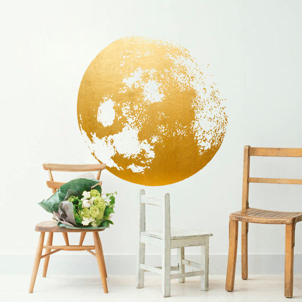 Giant Moon Wall Decal
