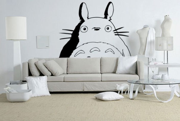 Giant Totoro Wall Sticker