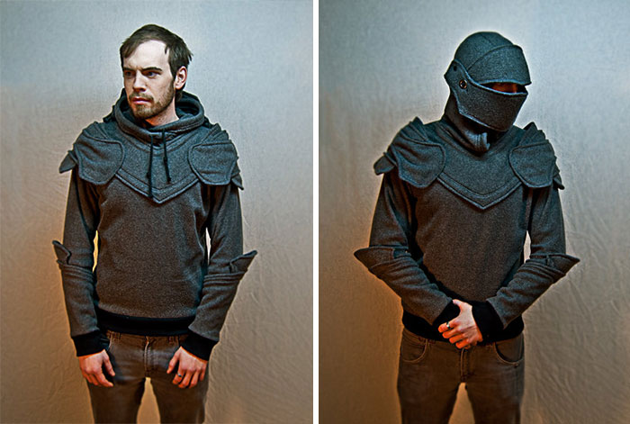 Grey Knight Armored Hoodie
