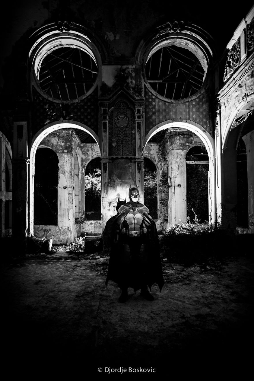 Real-Life Batman Lives In Abandoned Castle In Serbia
