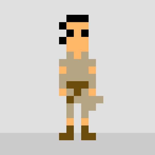 I Draw Minimalist Pixelated Characters