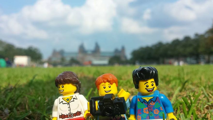 Travels With The Clingy Lego Trio
