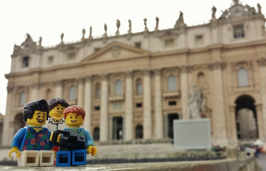 Travels With The Clingy Lego Trio