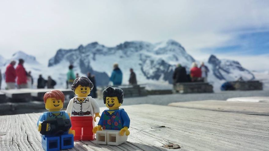 Travels With The Clingy Lego Trio