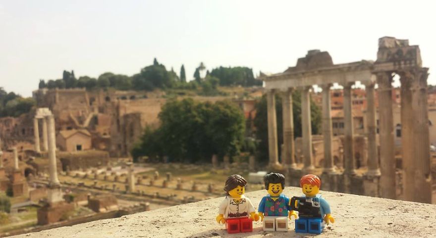 Travels With The Clingy Lego Trio