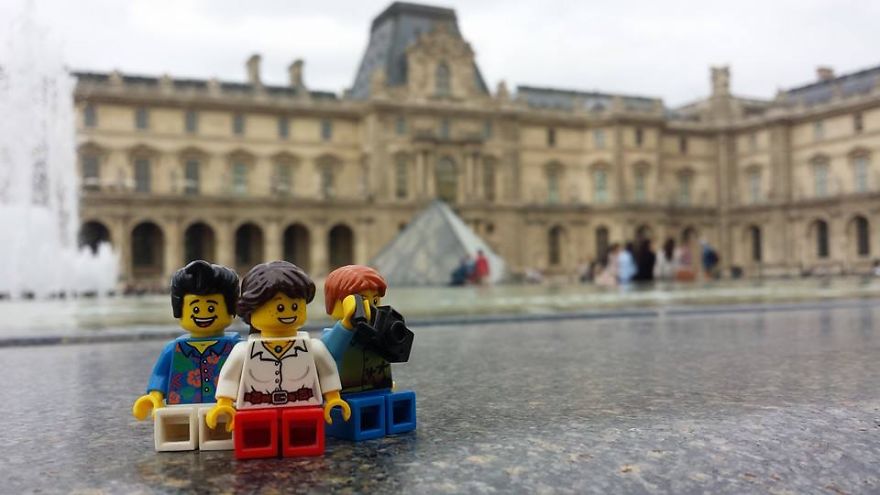 Travels With The Clingy Lego Trio
