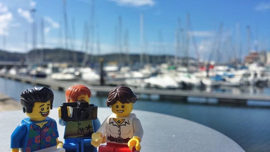 Travels With The Clingy Lego Trio