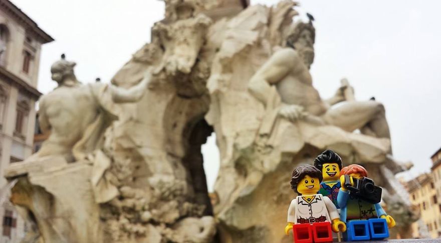 Travels With The Clingy Lego Trio