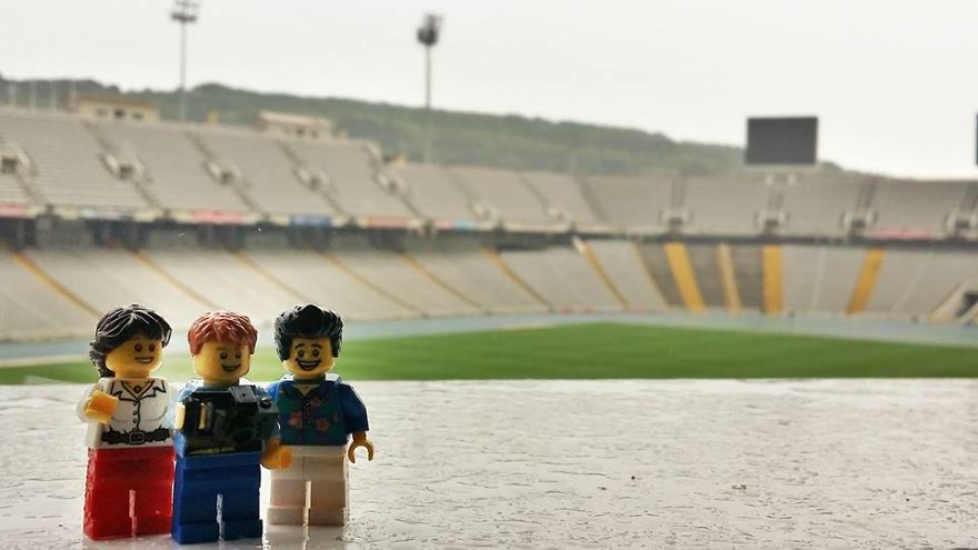 Travels With The Clingy Lego Trio