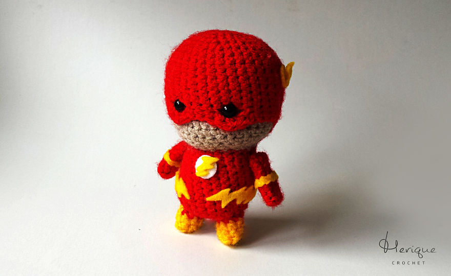I Crochet Tiny Superheroes And Carry Them With Me So They'd Save My Day