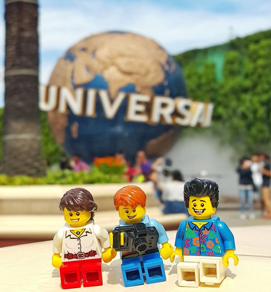 Travels With The Clingy Lego Trio