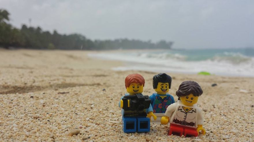 Travels With The Clingy Lego Trio