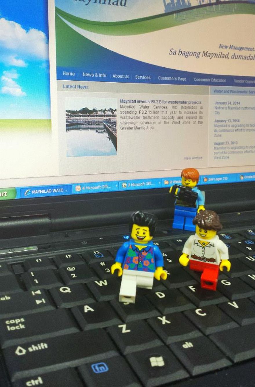Travels With The Clingy Lego Trio