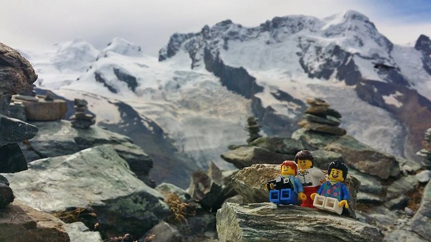 Travels With The Clingy Lego Trio