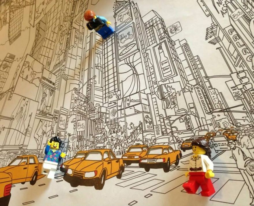 Travels With The Clingy Lego Trio