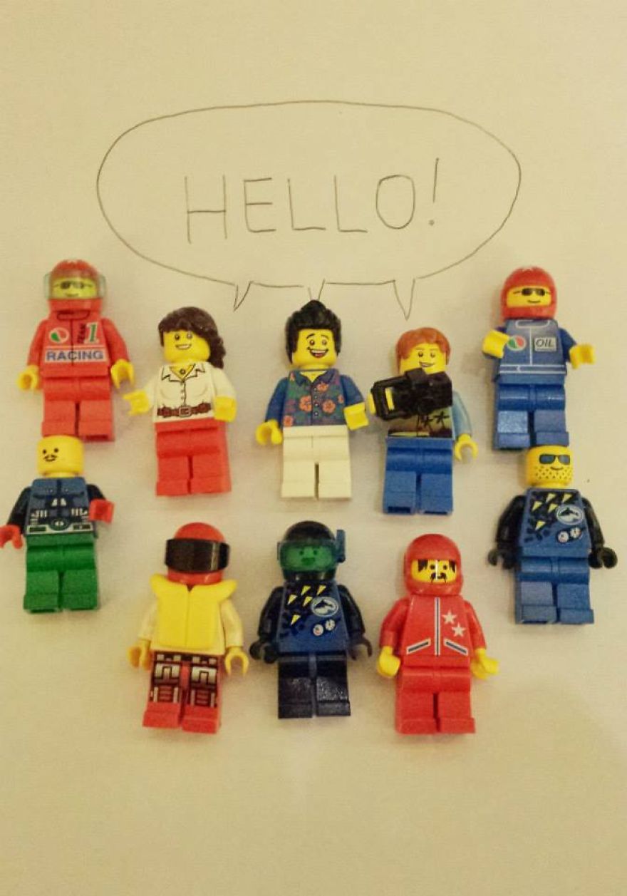 Travels With The Clingy Lego Trio