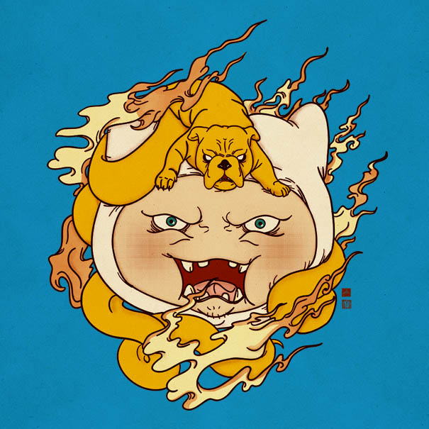 I Create Tattoo Art Inspired By Adventure Time And Japan
