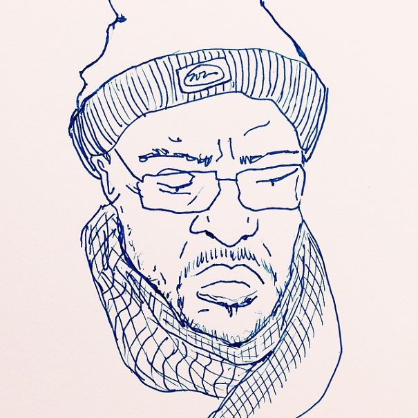I Secretly Draw People On The New York City Subway