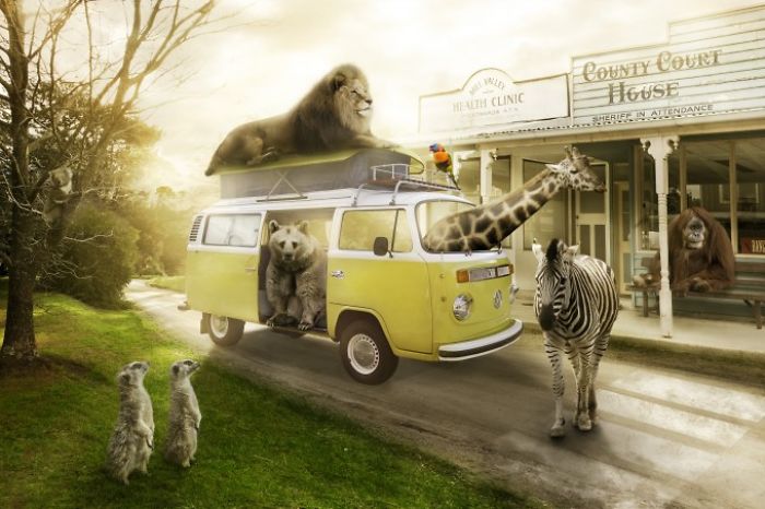 Australian Digital Photographic Artist Creates Whimsical Composites Of Classic Stories And Fair