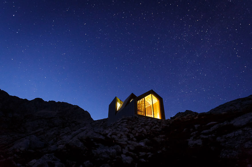 Cozy Alpine Shelter For Climbers That We Built On Slovenian Alps