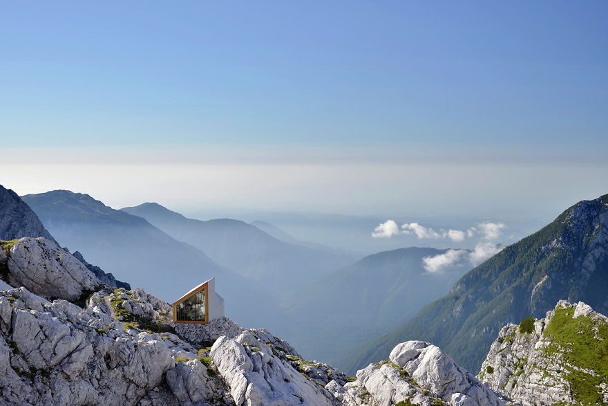 Cozy Alpine Shelter For Climbers That We Built On Slovenian Alps
