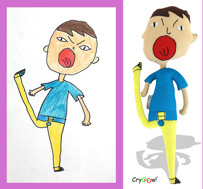 Children Draw Their Own Doll; The Cryoow! Doll